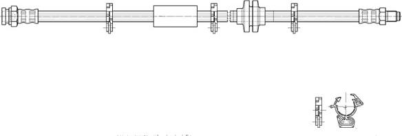 CEF 517072 - Flessibile del freno autozon.pro