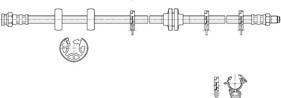 CEF 517136 - Flessibile del freno autozon.pro