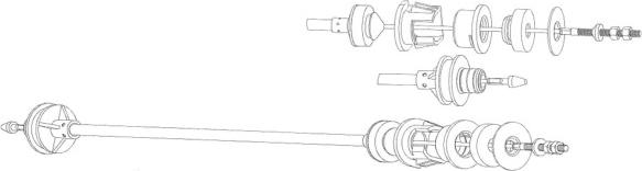 CEF CT01143 - Cavo comando, Comando frizione autozon.pro