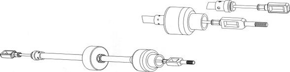 CEF CT01124 - Cavo comando, Comando frizione autozon.pro