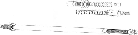 CEF CT02140 - Cavo comando, Freno stazionamento autozon.pro