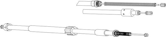 CEF CT02159 - Cavo comando, Freno stazionamento autozon.pro