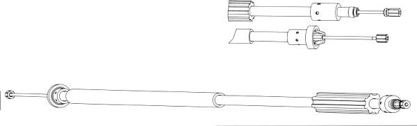 CEF CT02166 - Cavo comando, Freno stazionamento autozon.pro