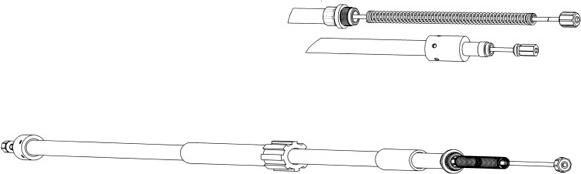 CEF CT02160 - Cavo comando, Freno stazionamento autozon.pro