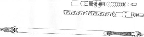 CEF CT02139 - Cavo comando, Freno stazionamento autozon.pro