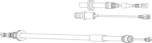 CEF DM02173 - Cavo comando, Freno stazionamento autozon.pro