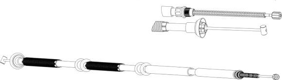 CEF FA02240 - Cavo comando, Freno stazionamento autozon.pro