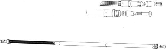 CEF FA02266 - Cavo comando, Freno stazionamento autozon.pro