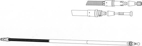 CEF FA02270 - Cavo comando, Freno stazionamento autozon.pro