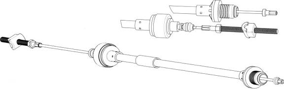 CEF OP01154 - Cavo comando, Comando frizione autozon.pro