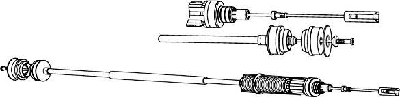 CEF PU01142 - Cavo comando, Comando frizione autozon.pro