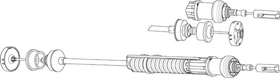 CEF PU01164 - Cavo comando, Comando frizione autozon.pro