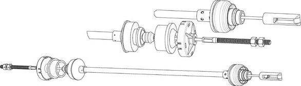 CEF PU01132 - Cavo comando, Comando frizione autozon.pro