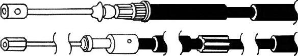 CEF PU02182 - Cavo comando, Freno stazionamento autozon.pro