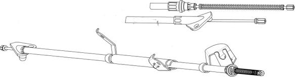 CEF PU02219 - Cavo comando, Freno stazionamento autozon.pro