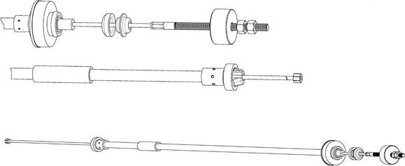 CEF RT01186 - Cavo comando, Comando frizione autozon.pro