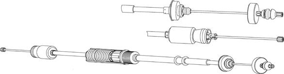 CEF RT01173 - Cavo comando, Comando frizione autozon.pro