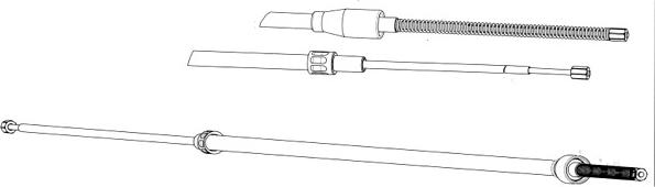 CEF SK02106 - Cavo comando, Freno stazionamento autozon.pro