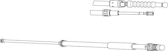 CEF VW02199 - Cavo comando, Freno stazionamento autozon.pro