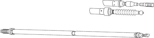 CEF VW02166 - Cavo comando, Freno stazionamento autozon.pro