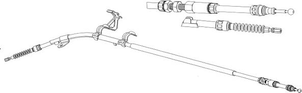 CEF VW02183 - Cavo comando, Freno stazionamento autozon.pro