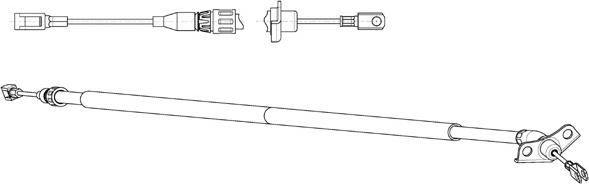 CEF VW02204 - Cavo comando, Freno stazionamento autozon.pro