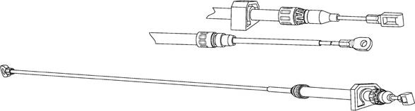 CEF VW02207 - Cavo comando, Freno stazionamento autozon.pro