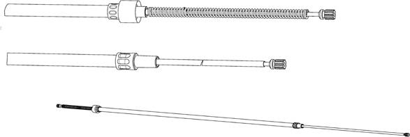 CEF VW02213 - Cavo comando, Freno stazionamento autozon.pro