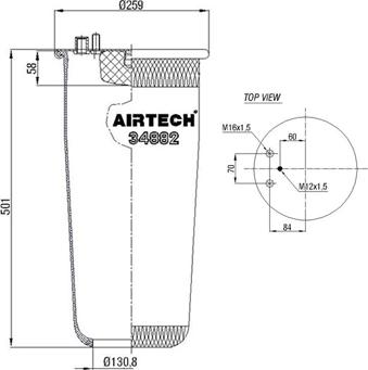 C.E.I. 261060 - Soffietto, Sospensione pneumatica autozon.pro