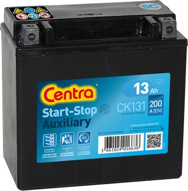 CENTRA CK131 - Batteria avviamento autozon.pro