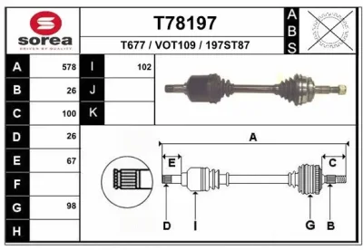 Cevam 5303 - Albero motore / Semiasse autozon.pro