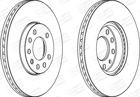 Champion 561960CH - Discofreno autozon.pro