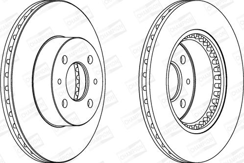 Champion 561592CH - Discofreno autozon.pro