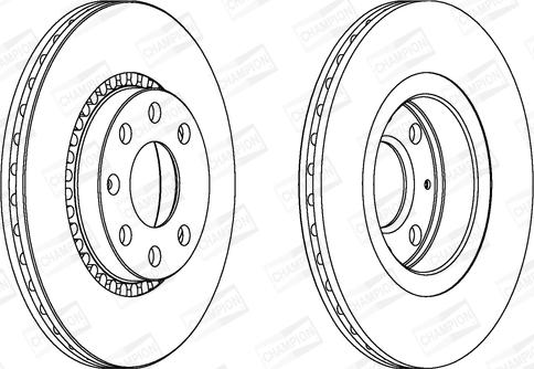 Champion 561588CH - Discofreno autozon.pro