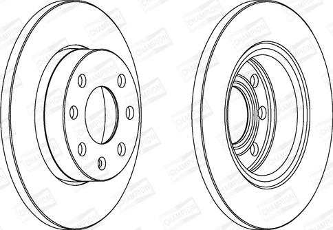 Champion 561158CH - Discofreno autozon.pro