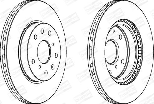 Champion 562534CH - Discofreno autozon.pro