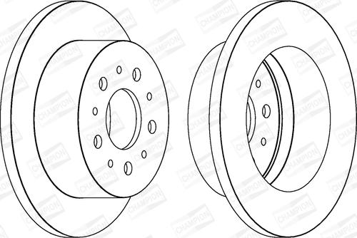 Champion 562526CH - Discofreno autozon.pro