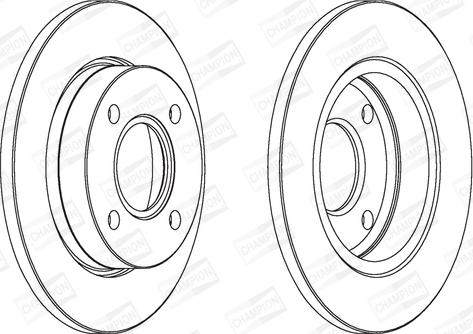 Champion 562038CH - Discofreno autozon.pro