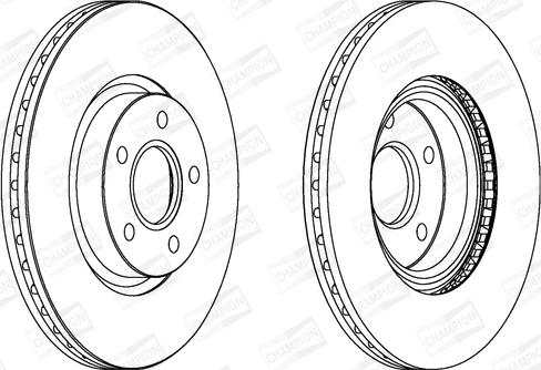 Champion 562363CH - Discofreno autozon.pro