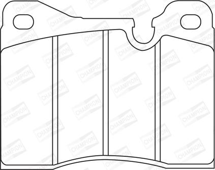 Champion 571260CH - Kit pastiglie freno, Freno a disco autozon.pro