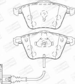 Champion 573463CH - Kit pastiglie freno, Freno a disco autozon.pro