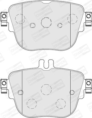 Champion 573845CH - Kit pastiglie freno, Freno a disco autozon.pro