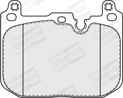 Champion 573854CH - Kit pastiglie freno, Freno a disco autozon.pro