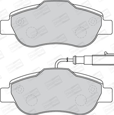 Champion 573839CH - Kit pastiglie freno, Freno a disco autozon.pro