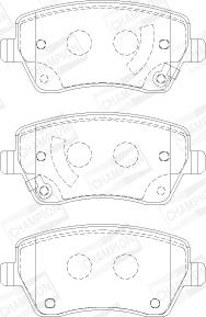 Champion 573770CH - Kit pastiglie freno, Freno a disco autozon.pro