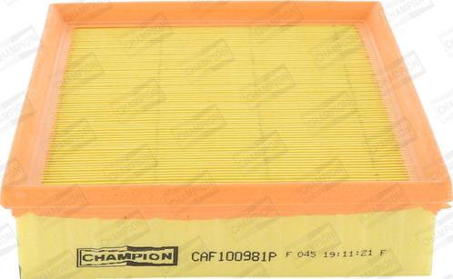 Champion CAF100981P - Filtro aria autozon.pro