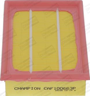 Champion CAF100663P - Filtro aria autozon.pro