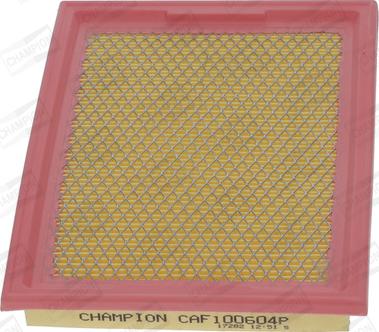 Champion CAF100604P - Filtro aria autozon.pro