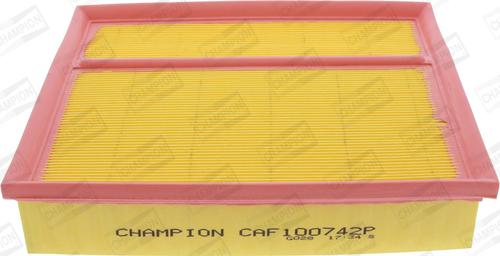 Champion CAF100742P - Filtro aria autozon.pro