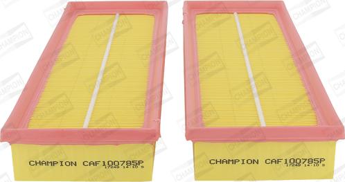 Champion CAF100785P - Filtro aria autozon.pro